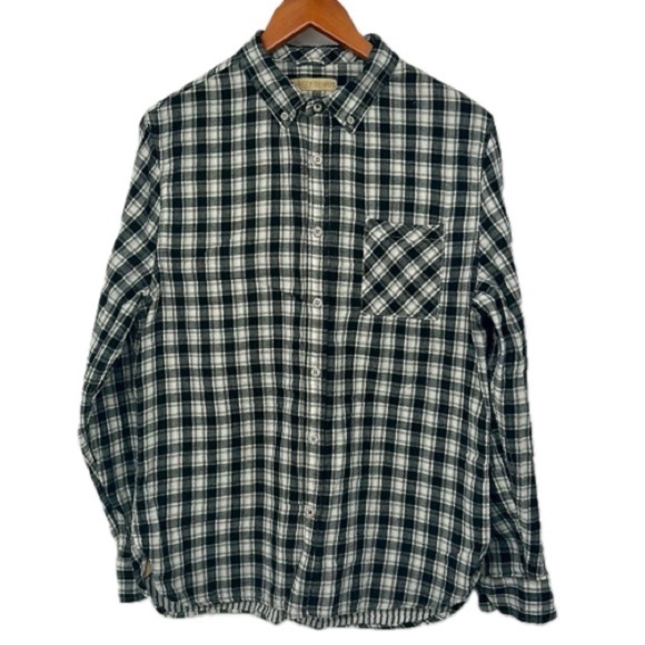 Nifty Genius Truman‎ Double Gauze Long Sleeve Button Down Men's Size Large - Picture 13 of 13